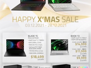 Altech 聖誕大特賣 🎅 Razer Laptop X'Mas Sale  精選 Blade 15、Book 13、Core X 聖誕優惠發售