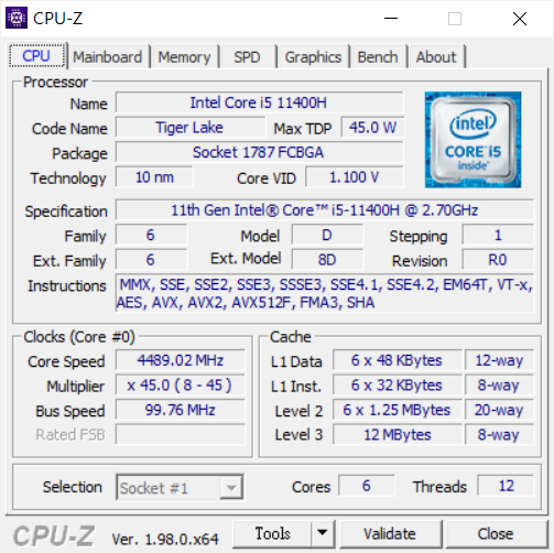 MSI Sword 15 11UD 效能測試