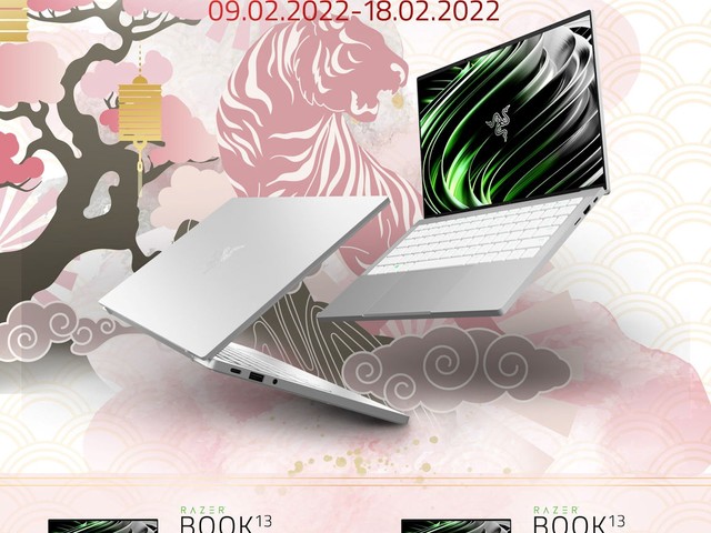 🐍Razer Book 13 虎年優惠🐯低至7 折11 代Core i7 13