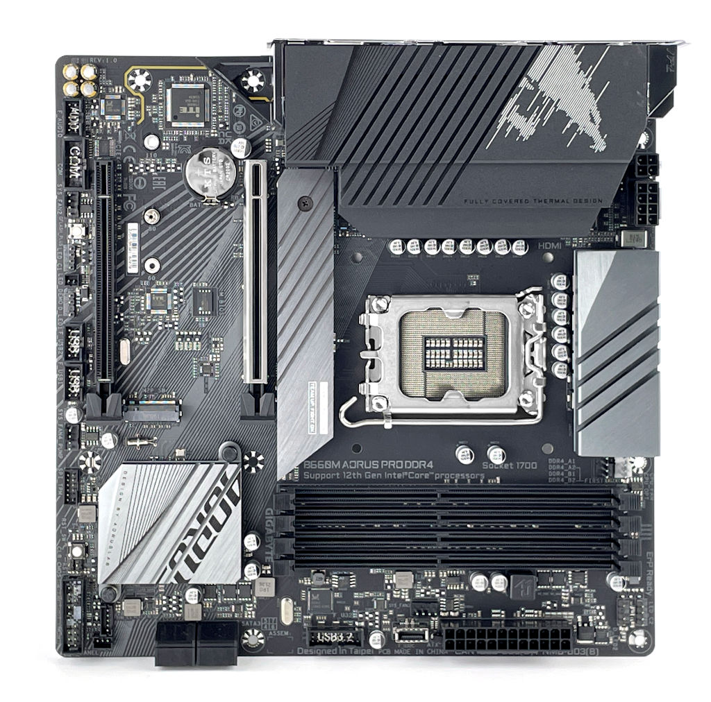 gigabyte b660m aorus pro ddr4 12th gen micro atx motherboard