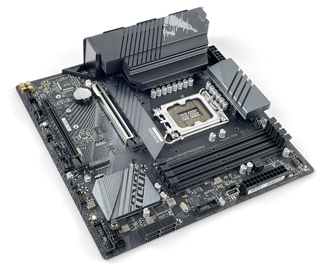 gigabyte b660m aorus pro ddr4 12th gen micro atx motherboard