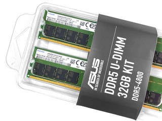 SAMSUNG 顆粒 !! 勁好超 ASUS DDR5-4800 U-DIMM 32GB KIT