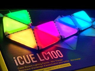 磁吸設計、可自由組合 CORSAIR iCUE LC100 機箱燈板