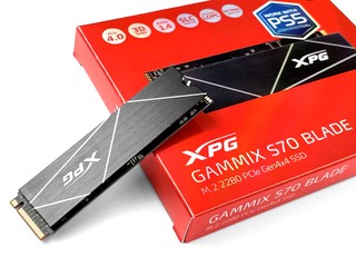 極速 7,400MB/s !! PS5 相容 ADATA XPG GAMMIX S70 Blade 1TB SSD