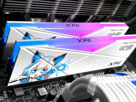 太無情啦!! ROG 戰姬降生ADATA XPG Spectrix D50 ROG 吹雪聯名版- 電腦