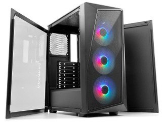 晶狀網面、3 顆 ARGB 扇 Cooler Master CMP 520 Mid-Tower 機箱