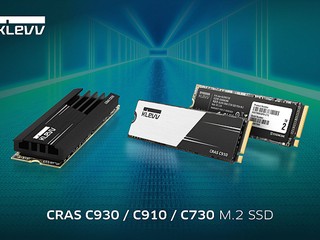 KLEVV 推出 3 款全新 M.2 NVMe SSD CRAS C730 / C910 /C930 型號正式上市