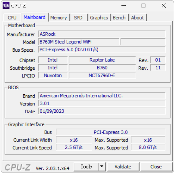 ASRock B760M Steel Legend