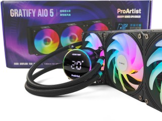 VK 有對手了 !! 效能超強 ProArtist Gratify AIO 5 一體式水冷