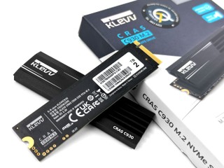 7.4GB/s 極速、1 百萬 IOPS KLEVV CRAS C930 M.2 2TB NVMe SSD
