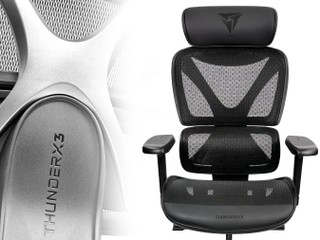 高透氣性、全新 SYNC5 結構 !! ThunderX3 XTC 人體工學網椅