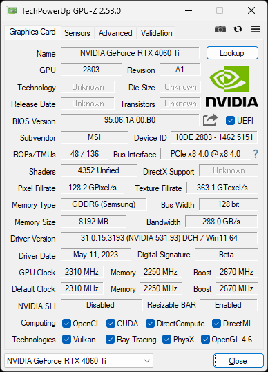 RTX 4060 Ti