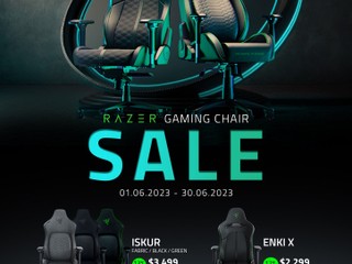 【RAZER💚Gaming Chair 6 月優惠】 Iskur、 Enki X 電競椅優惠價發售