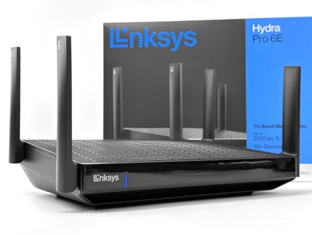 覆蓋2,700 呎、AXE6600 速度LINKSYS Hydra Pro 6E 無線路由器- 電腦