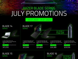 【RAZER BLADE 電競筆電七月優惠】🐍🕹💻 Blade 14/15/16/17 特價 指定型號再送 Razer 水壺