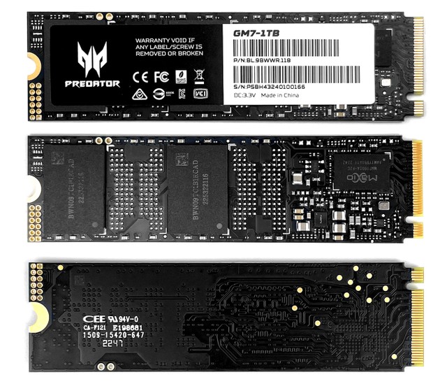 Predator GM7 PCIe NVMe M.2 SSD