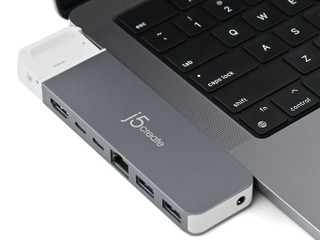 MacBook Pro 最佳拍檔 !! j5create JCD395 8 合 1 USB-C Hub