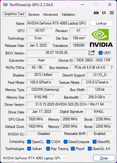 ACER PREDATOR HELIOS 16