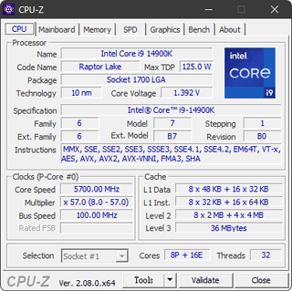 14900K CPUZ
