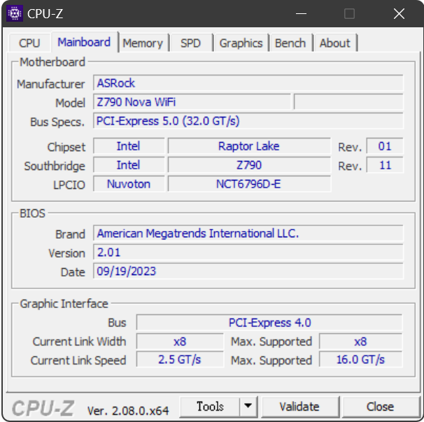ASRock Z790 Nova WiFi