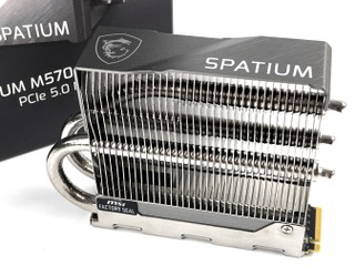 12.4GB/s 極速、巨型散熱器 MSI SPATIUM M570 PRO FROZR 2TB SSD