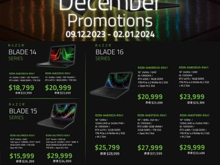 【RAZER BLADE 電競筆電 - 十二月優惠】💻 多款 Blade 筆電優惠價發售