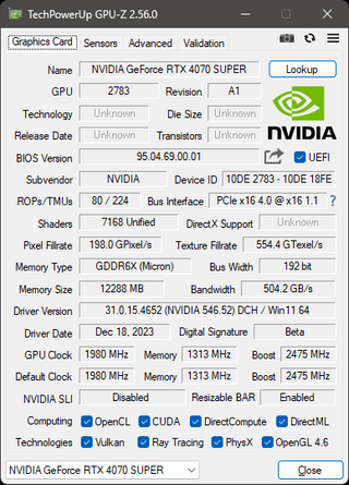 RTX 4070 SUPER