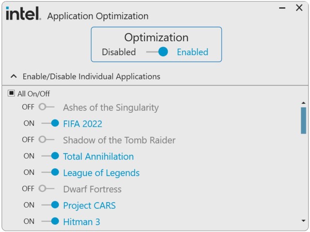 Intel 下放APO 至12/13 代CPU 舊代K 系列CPU 都能用提升遊戲性能- 電腦