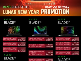 【RAZER BLADE 電競筆電 – 農曆新年優惠】 精選十五款 BLADE 電競筆電龍年特價 【RAZER BLADE 電競筆電 – 農曆新年優惠】 精選十五款 BLADE 電競筆電龍年特價