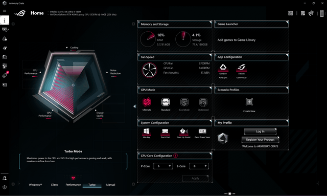 ROG Zephyrus G16 (2024) GU605 筆電