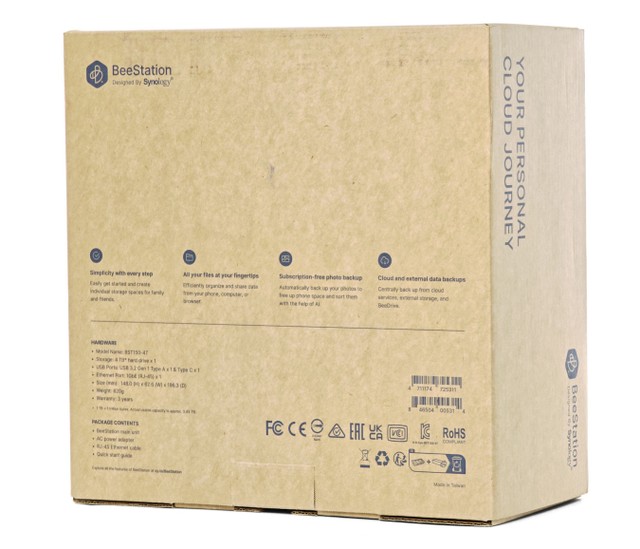 Synology BeeStation 個人雲端