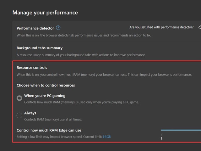 Microsoft Edge browser has a trick that allows users to set the maximum RAM usage – Computer Field HKEPC Hardware