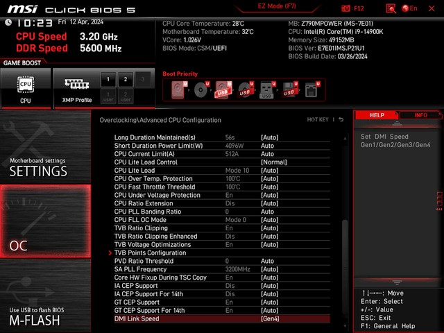 MSI Z790MPOWER 主機板