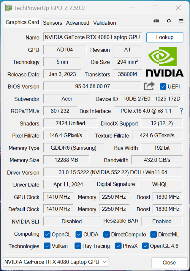 Acer Predator Helios 16 (2024)