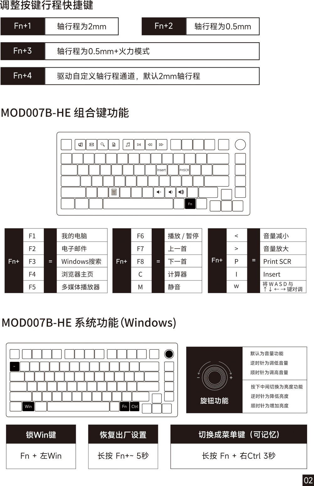 AKKO MOD007B HE PC 三模機械鍵盤