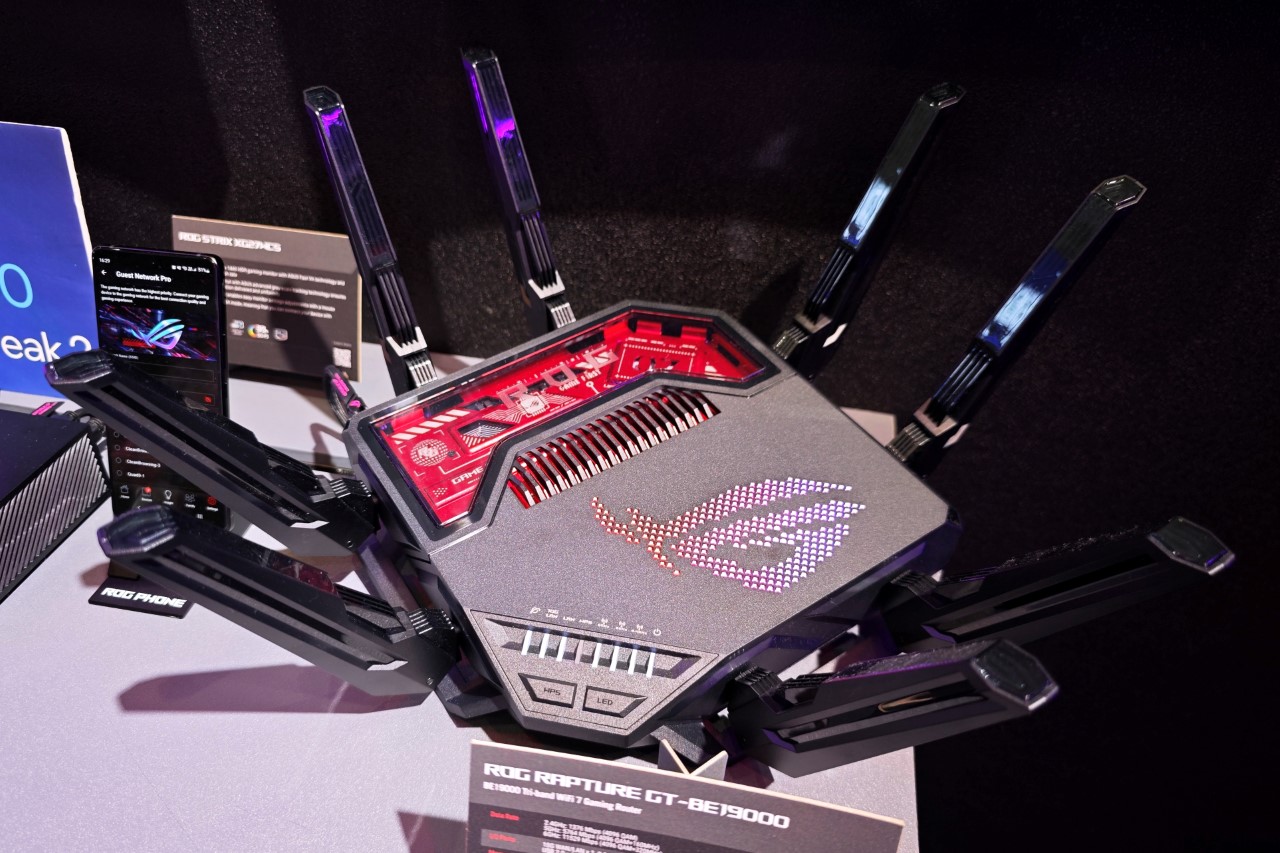 ASUS Wi-Fi 7 無線路由器出列 白色 ROG Rapture GT-BE19000 登場 - 電腦領域 HKEPC Hardware ...