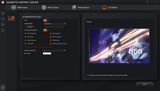 GIGABYTE AORUS GeForce RTX 5080