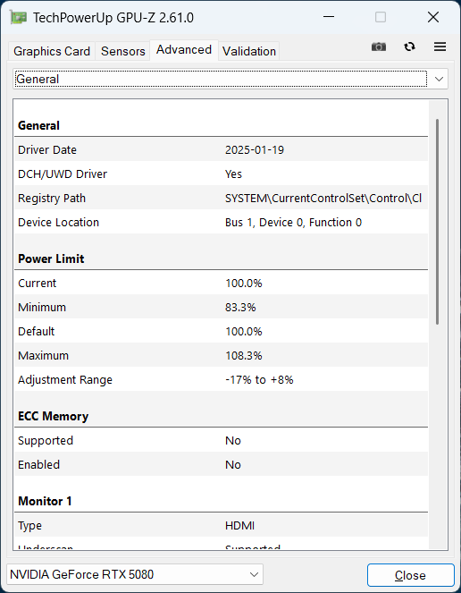RTX 5080