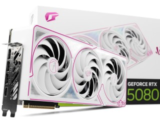 3 Slot 設計、粉白街頭塗鴉 iGame GeForce RTX 5080 Ultra W OC 顯示卡