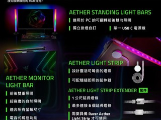 🌈照亮遊戲空間每個角落🌈 🐍RAZER Aether 系列燈具🐍