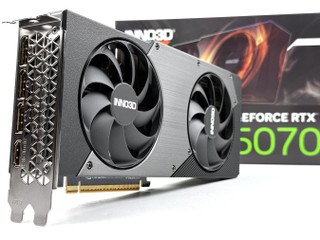Dual Slot、25cm 短卡身 INNO3D GeForce RTX 5070 TWIN X2 顯示卡 Dual Slot、25cm 短卡身 INNO3D GeForce RTX 5070 TWIN X2 顯示卡