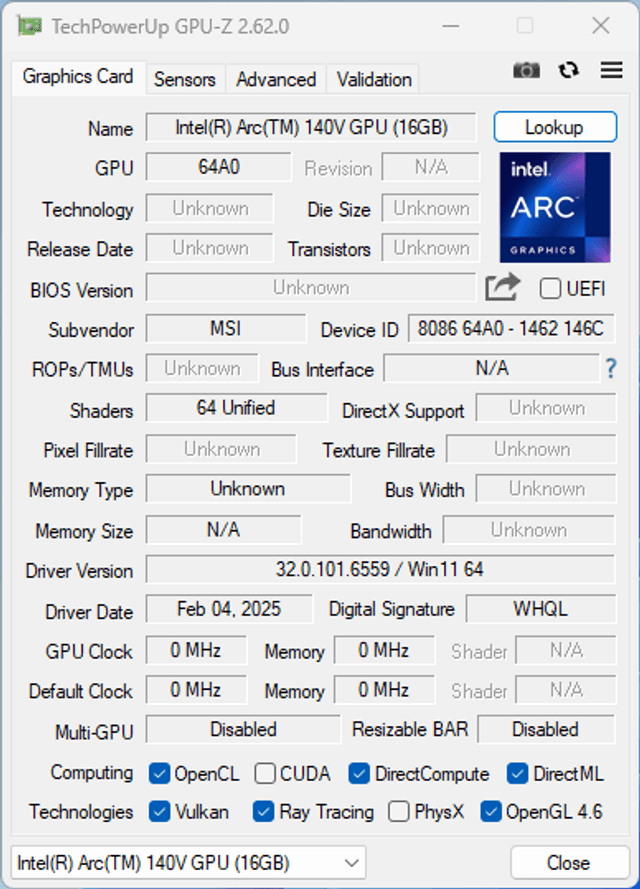 MSI Claw 8 AI+ A2VM 遊戲掌機