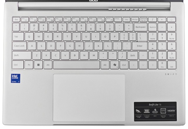 Acer Swift Lite 16 手提電腦