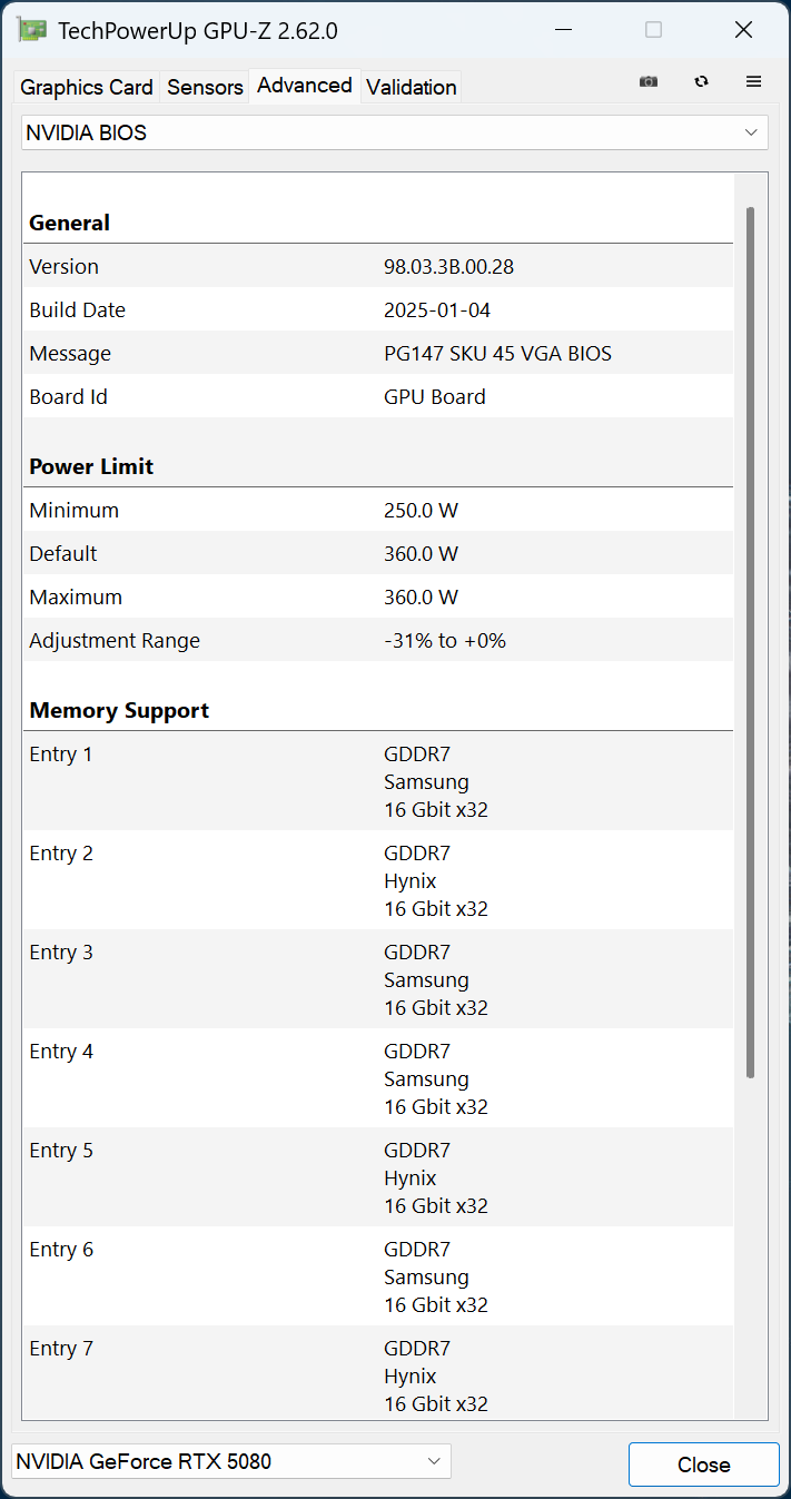 iGame RTX 5080 Ultra W OC