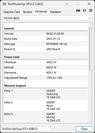 RTX 5090 D