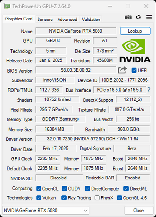 RTX 5080 X3 OC