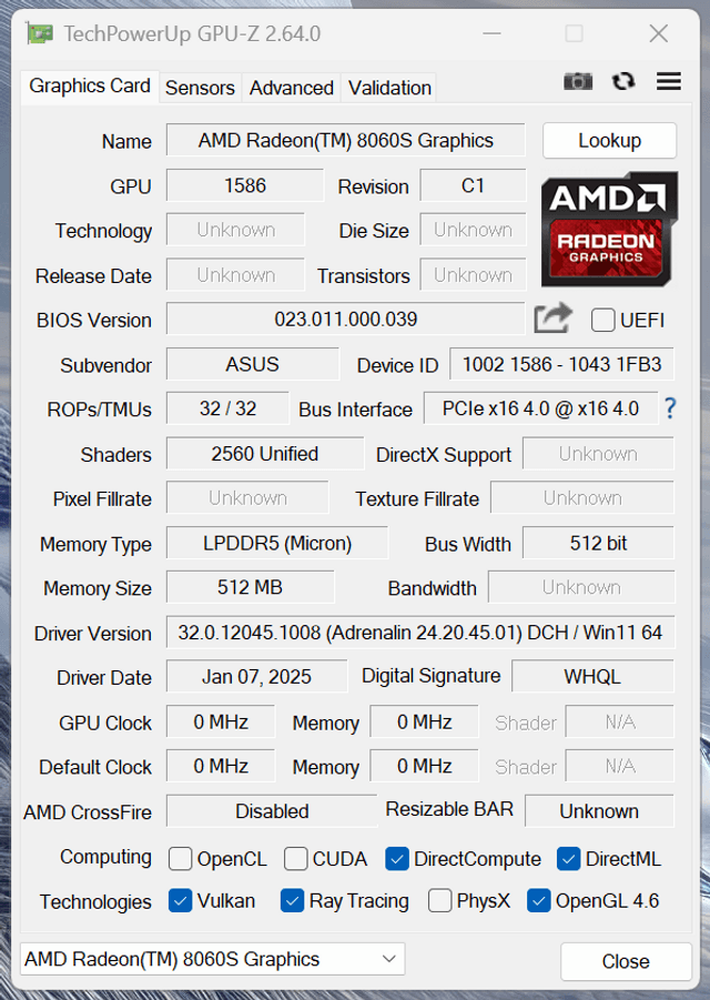 ROG Flow Z13 (2025) GZ302 電競平板
