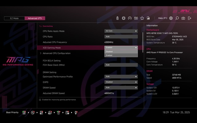 MSI MPG X870E EDGE TI WIFI