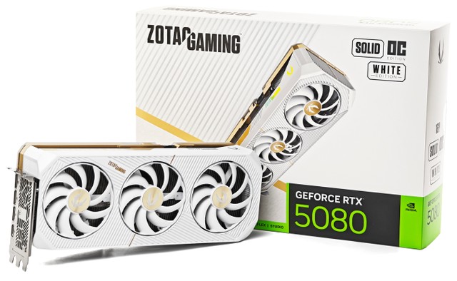 ZOTAC RTX 5080 SOLID OC White