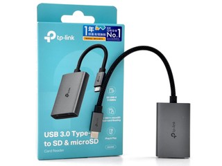 支援 UHS-II、最高 312MB/s TP-Link UA440C USB-C to SD /microSD 4.0 讀卡器 支援 UHS-II、最高 312MB/s TP-Link UA440C USB-C to SD /microSD 4.0 讀卡器